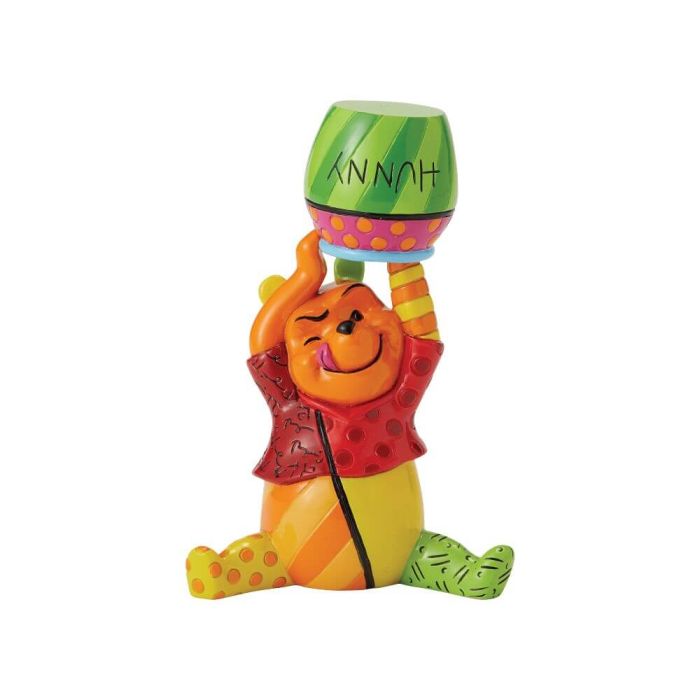 WINNIE THE POOH WITH POT MINI FIGURINE