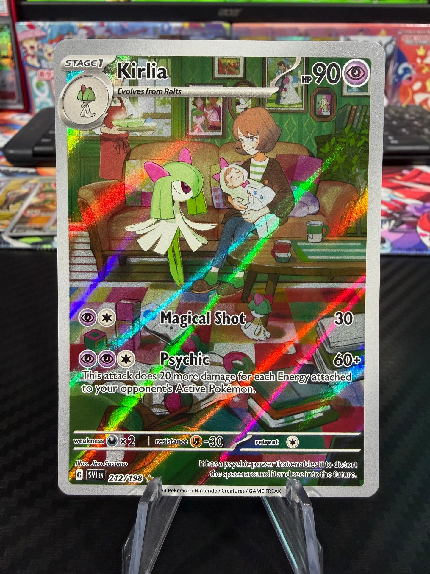 Kirlia - 212/198 - Illustration Rare - Scarlet & Violet - NM