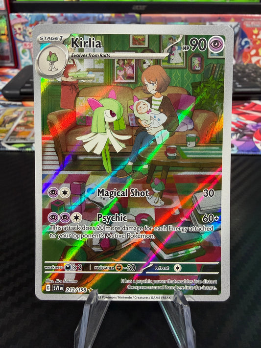 Kirlia - 212/198 - Illustration Rare - Scarlet & Violet - NM