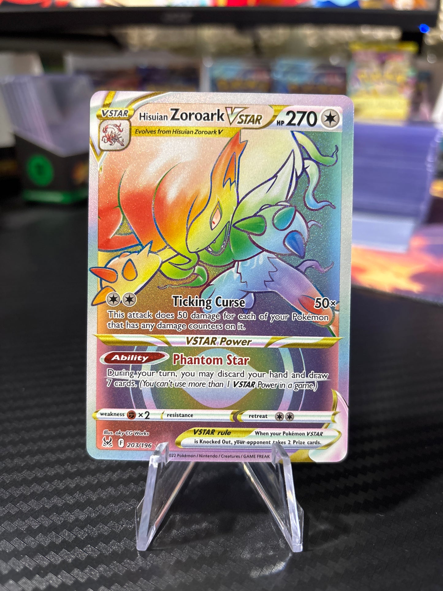 Hisuian Zoroark Vstar #203 - Lost Origin