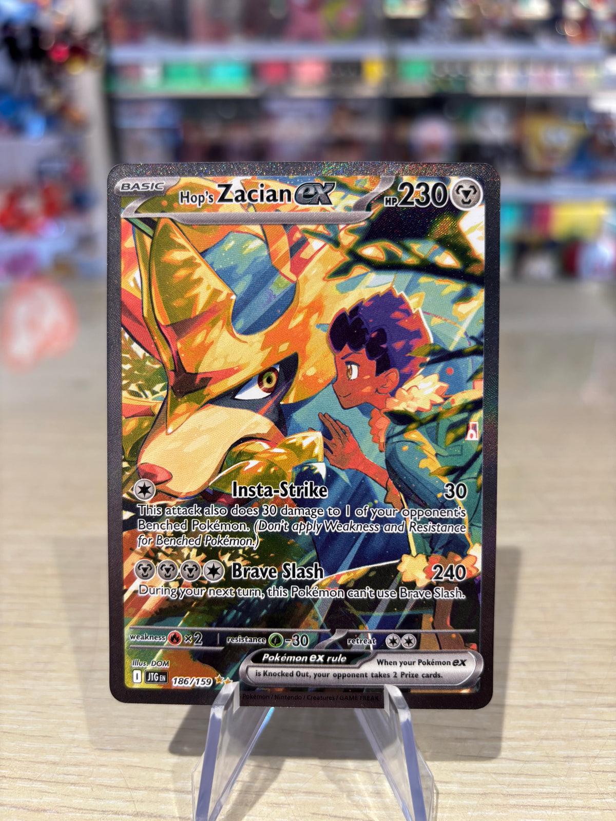 Hop’s Zacian Ex - 186/159 - Journey Together