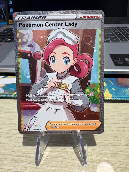 Pokémon Centre Lady - 185/185 - Vivid Voltage