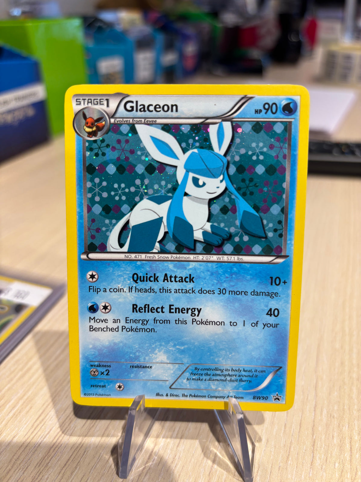 Glaceon - BW90 - Black & White Promo