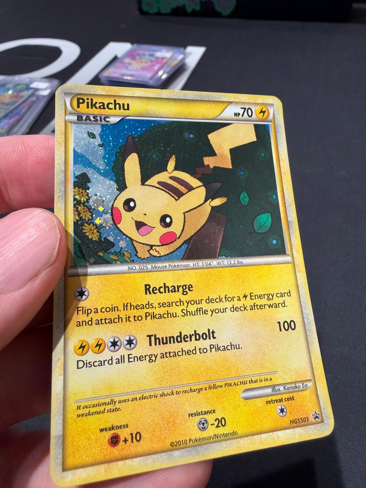 Pikachu Holo - HGSS03 Promo