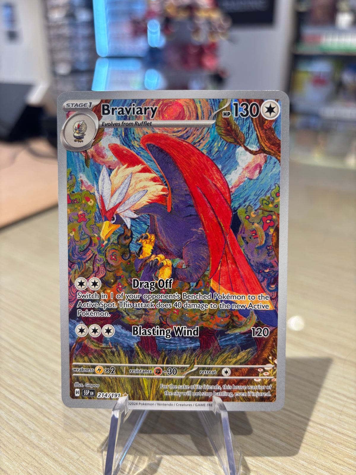 Braviary - 214/191 - Surging Sparks