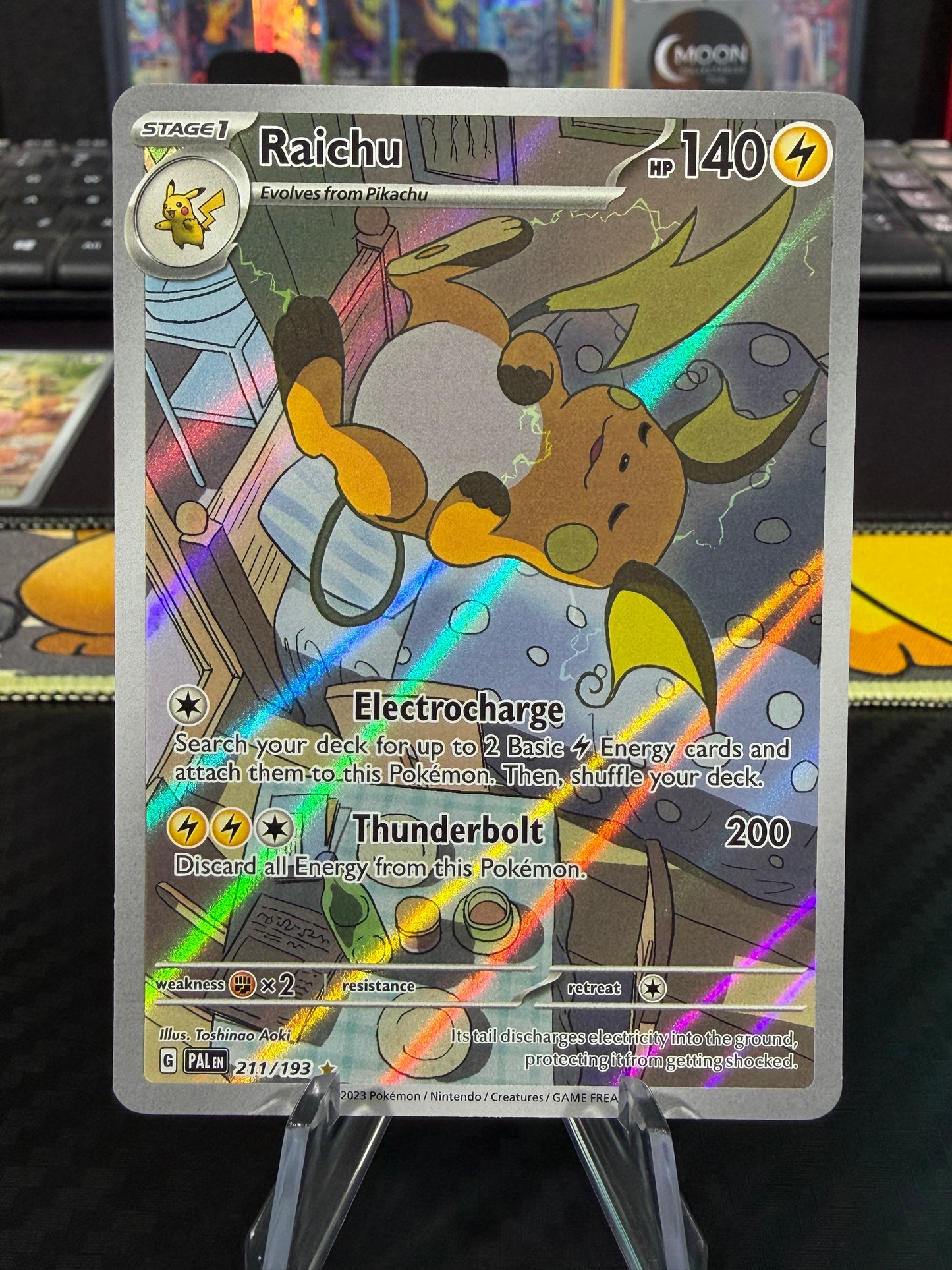Raichu - Illustration Rare - 211/193 - Paldea Evolved