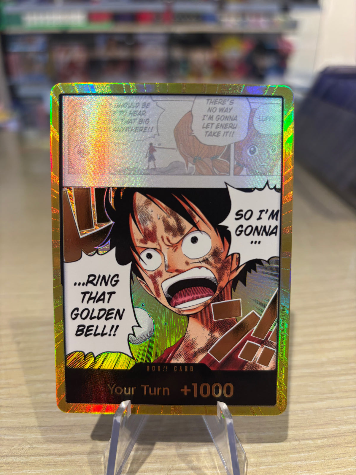 Monkey D. Luffy Golden Bell DON!! - Adventure on Kami’s Island