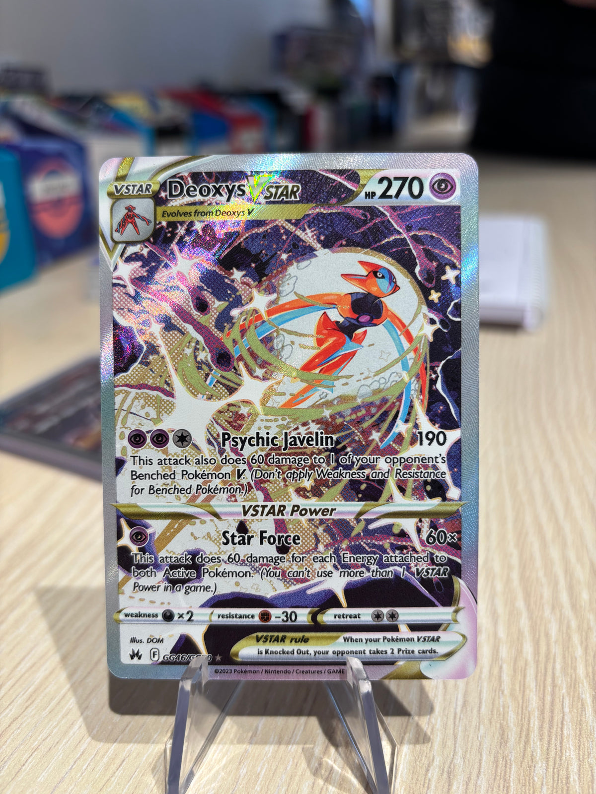 Deoxys Vstar - GG46/GG70 - Crown Zenith
