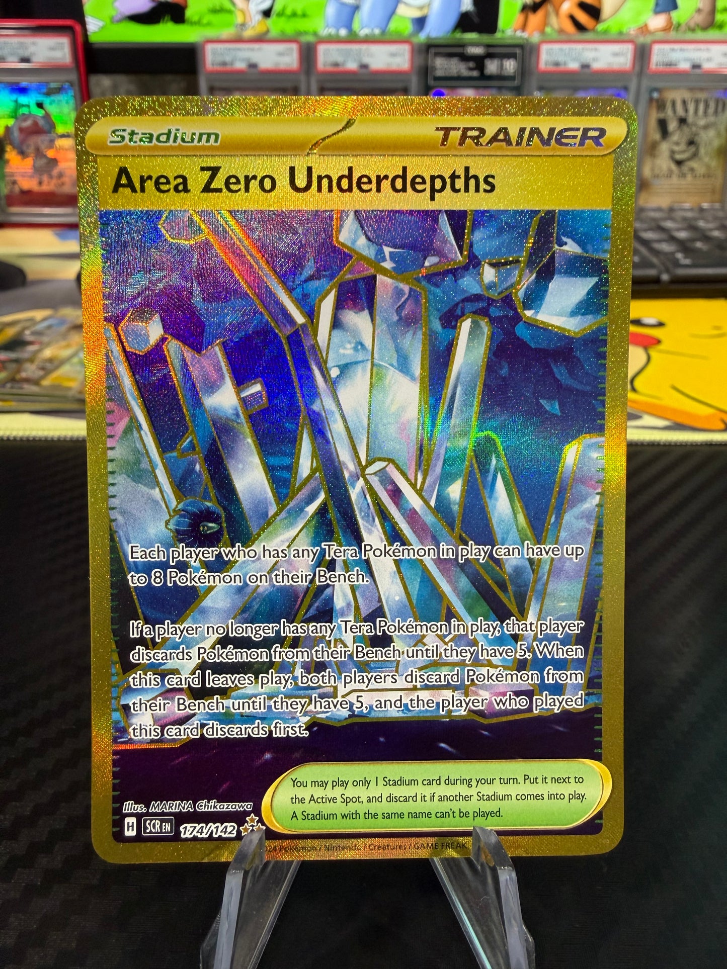 Area Zero Underdepths - 174/142 - Hyper Rare - Stellar Crown - NM