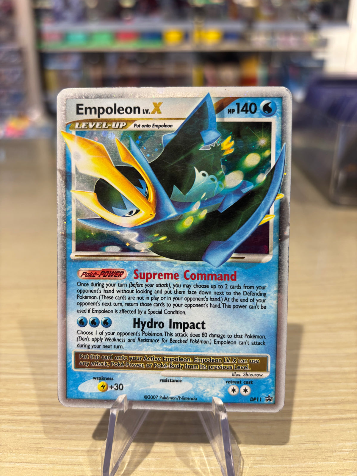 Empoleon LV.X - DP11 - Diamond & Pearl Black Star Promo