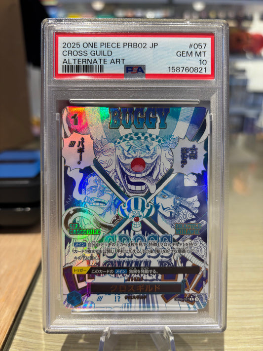 PSA 10 - Cross Guild - OP09-057 - Japanese The Best Volume 2