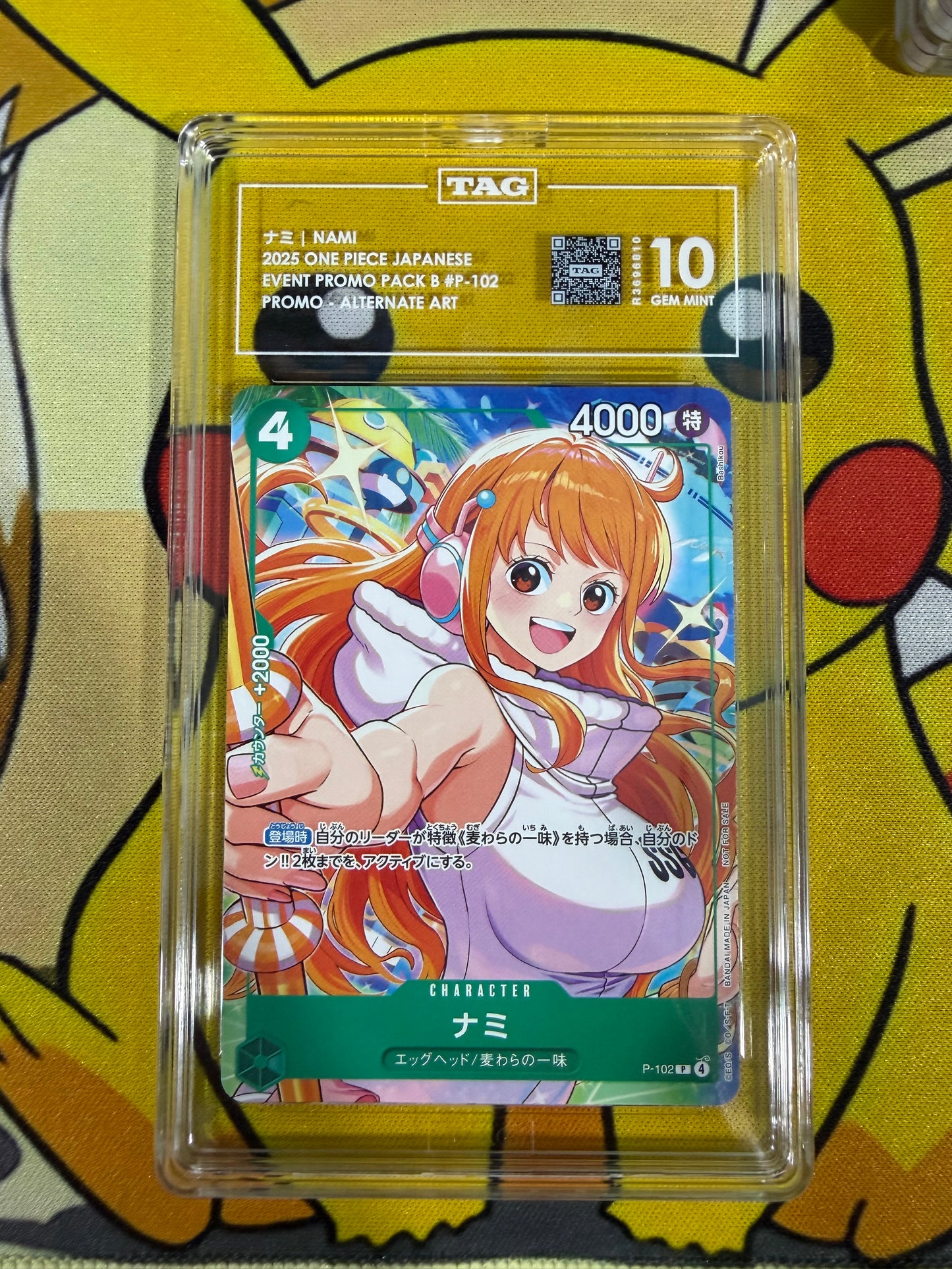 TAG 10 - Nami - P-102 - Japanese Promo