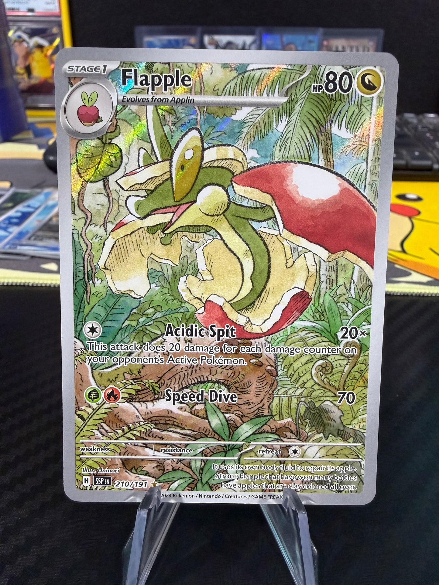 Flapple - 210/191 - Illustration Rare - Surging Sparks