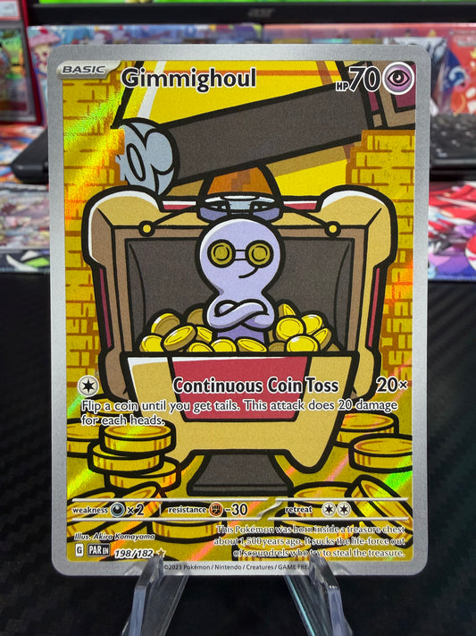 Gimmighoul - 198/182 - Illustration Rare - Paradox Rift - NM