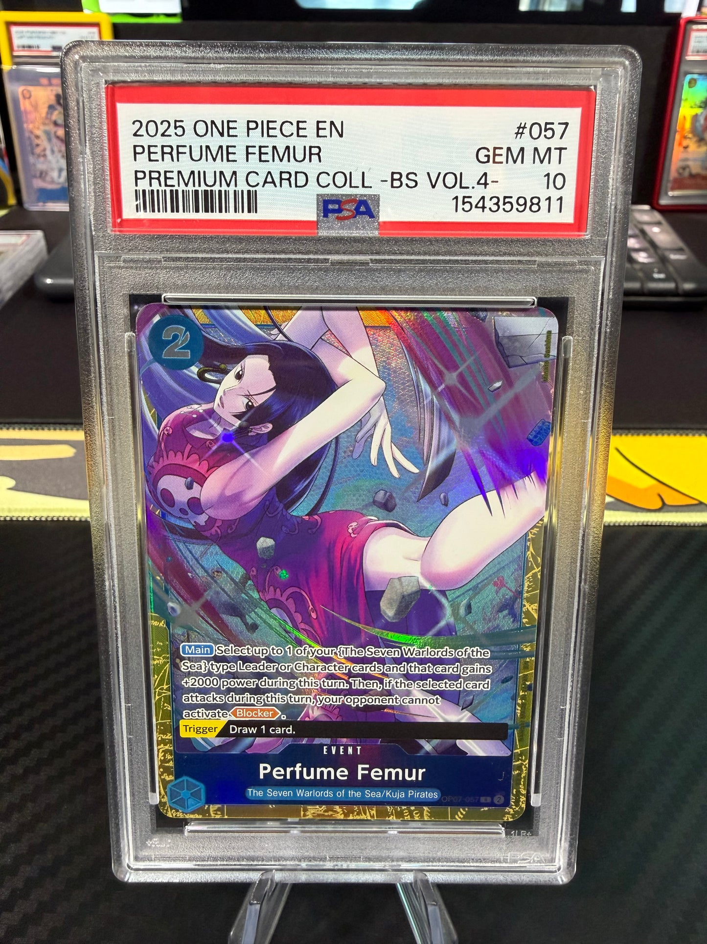 PSA 10 - Perfume Femur - OP07-057 - Premium Card Collection Vol. 4