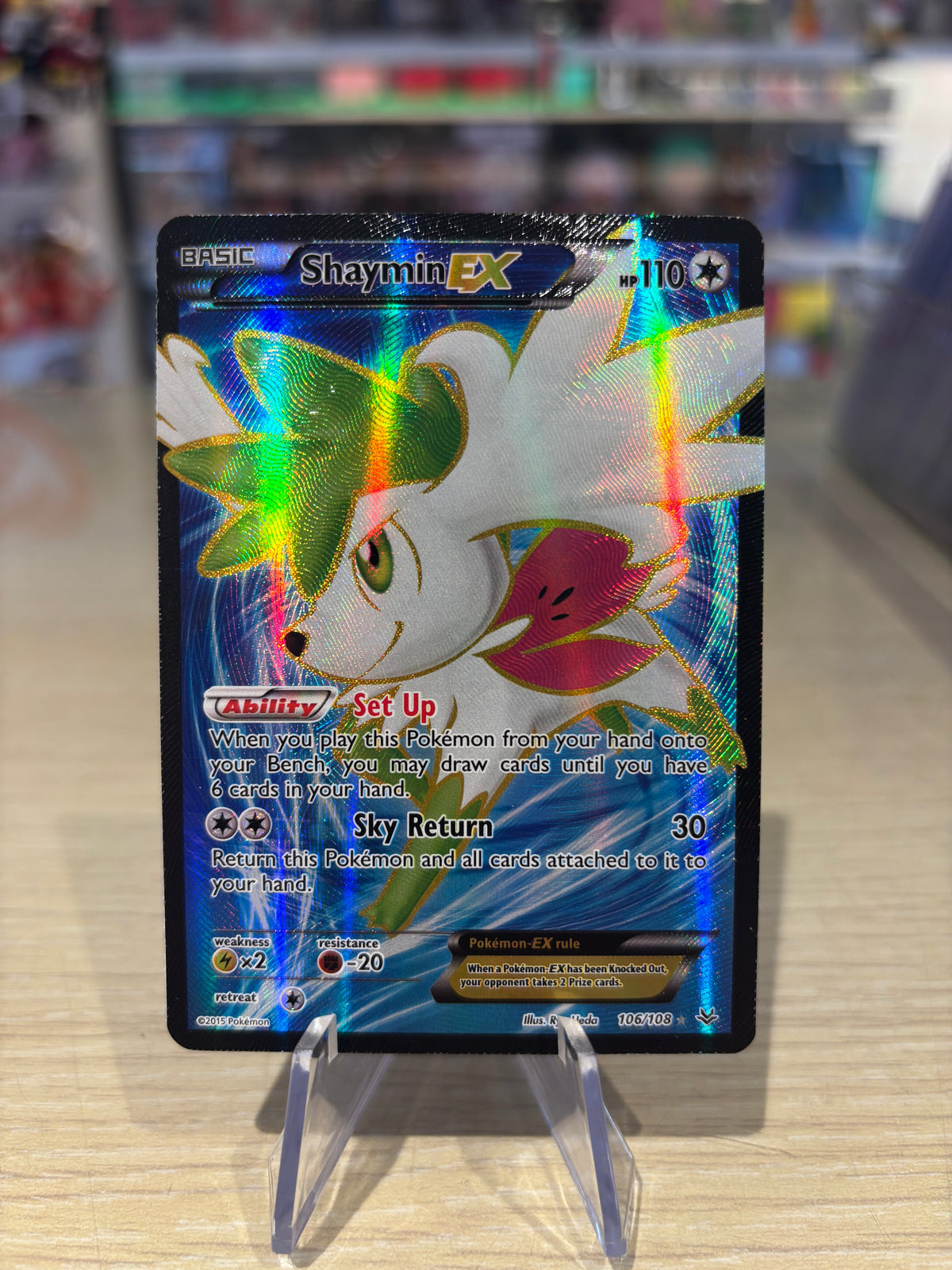 Shaymin EX - 106/108 - Roaring Skies