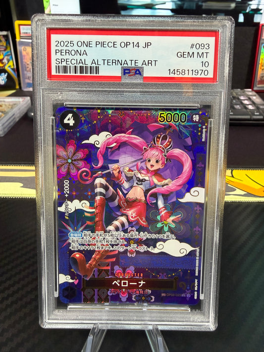 PSA 10 - Perona - Special Alternate Art - OP06-093 - One Piece OP14 Japanese