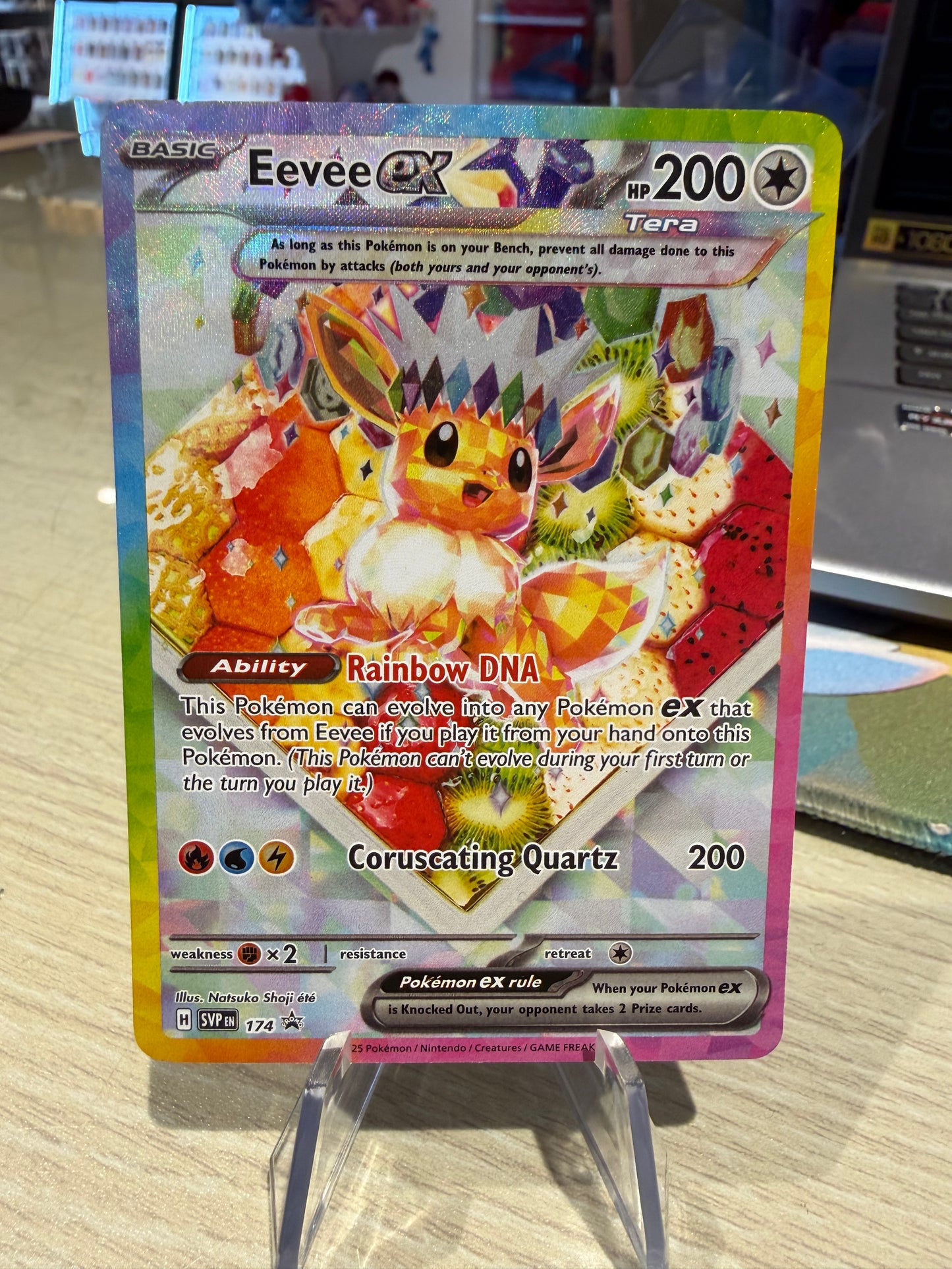 Eevee Ex - 174 - Black Star Promo
