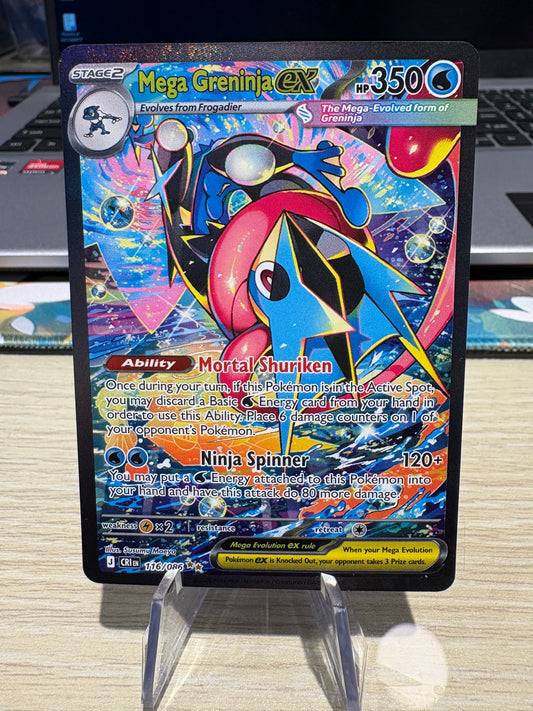 Mega Greninja Ex - 116/086 - Chaos Rising