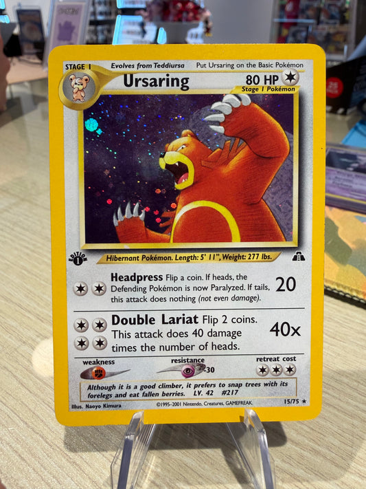 Ursaring Holo - 1st ED - 15/75 - Neo Discovery