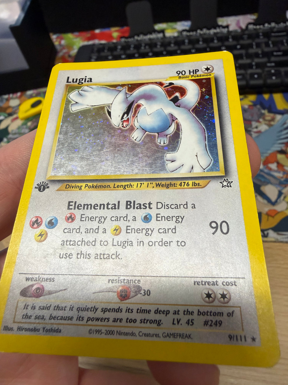 Lugia - 1st Edition Holo - 9/111 - Neo Genesis - MP