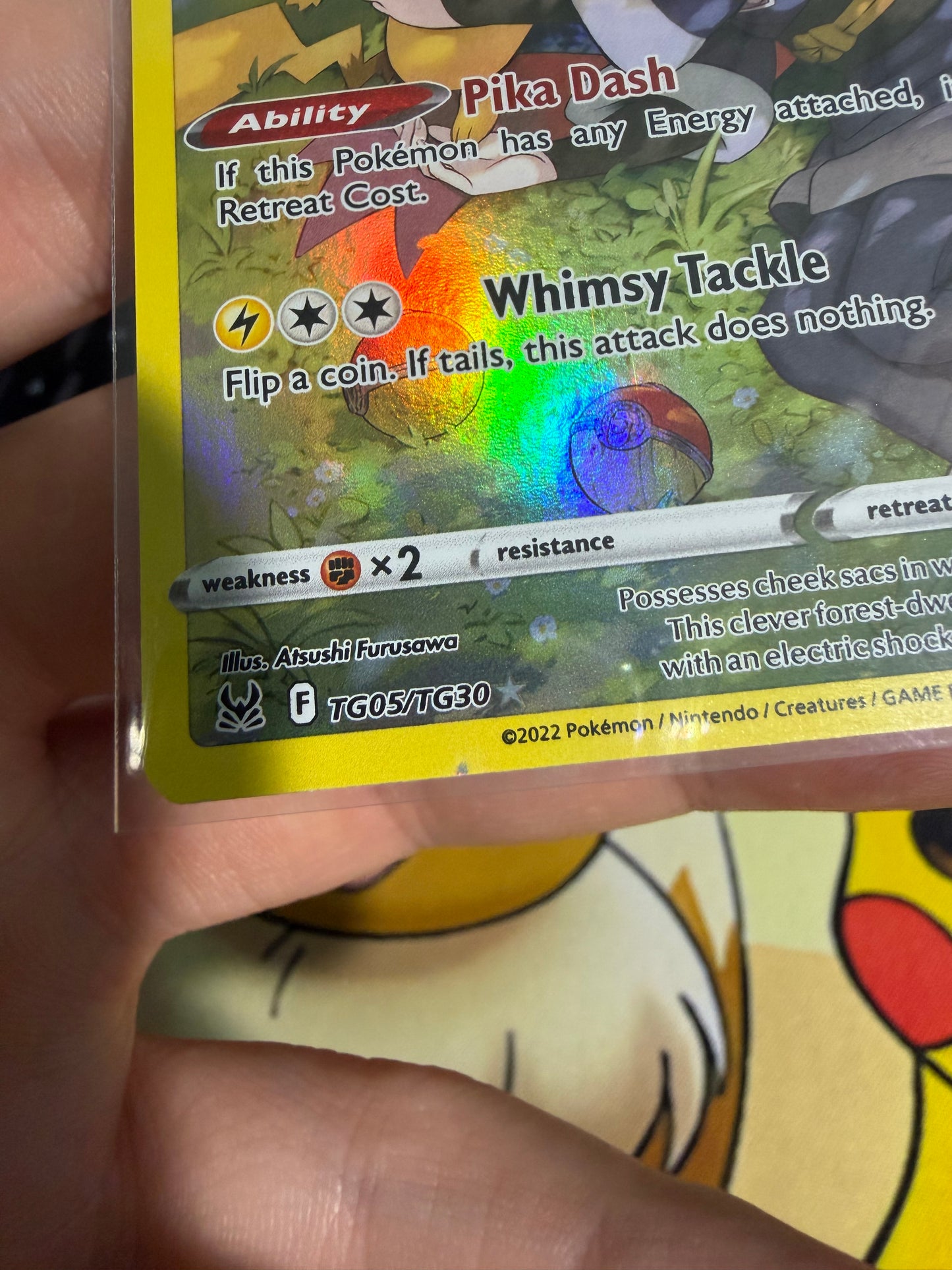 Pikachu - TG05/TG30 - Trainer Gallery - Lost Origin - LP/MP