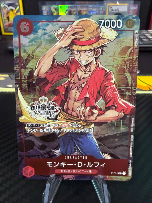 Monkey D Luffy - Store Championship Stamped Promo - P-001 Japanese