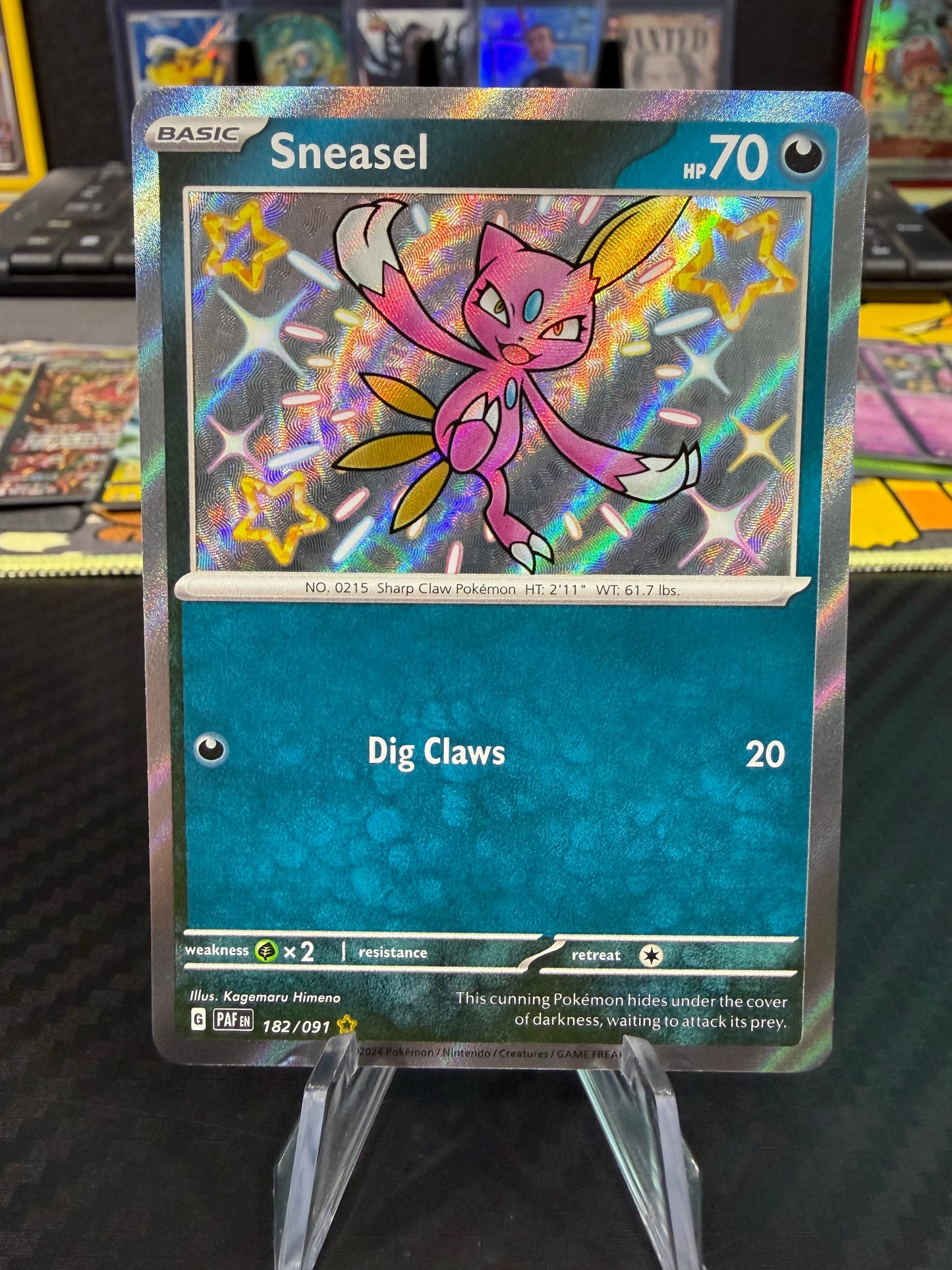 Sneasel - 182/091 - Baby Shiny - Paldean Fates