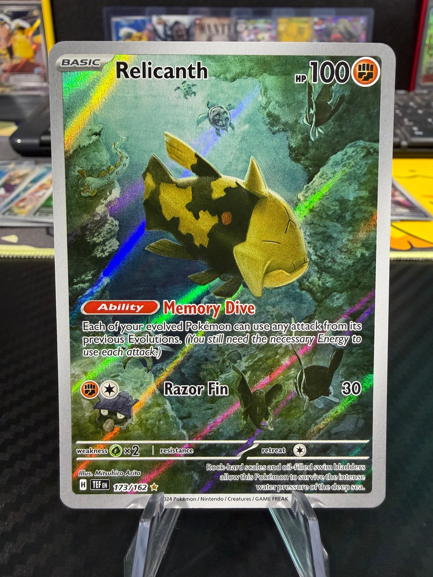 Relicanth - 173/162 - Illustration Rare - Temporal Forces