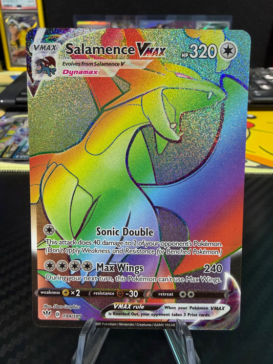 Salamence Vmax - 194/189 - Rainbow - Darkness Ablaze