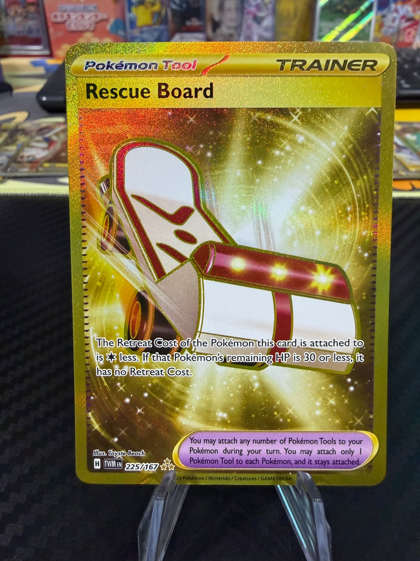 Rescue Board - 225/167 - Hyper Rare - Twilight Masquerade - NM