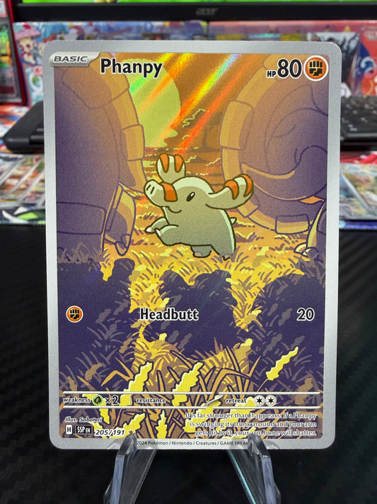 Phanpy - 205/191 - Illustration Rare - Surging Sparks - NM