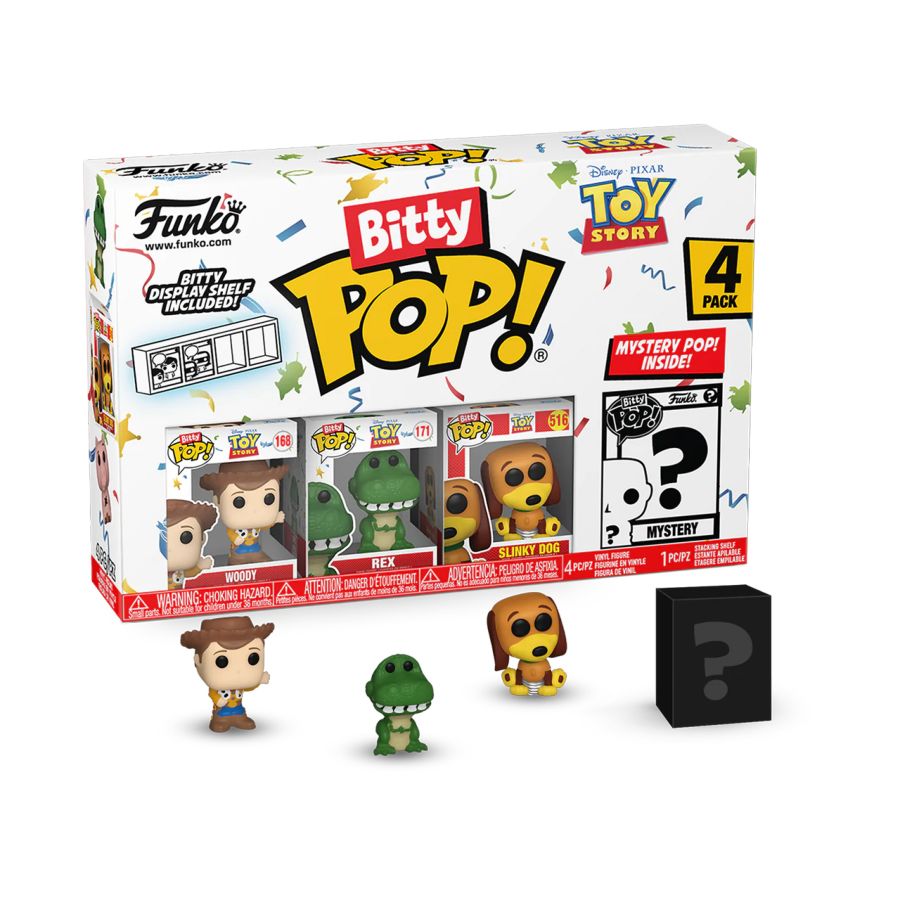Toy Story – Woody Bitty Pop! 4-Pack