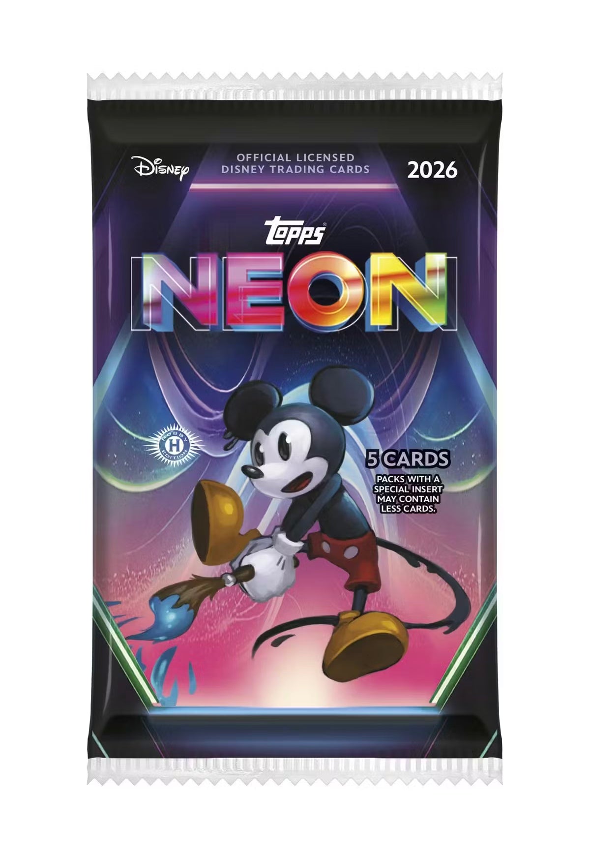 2026 Topps Disney Neon Hobby Booster Pack