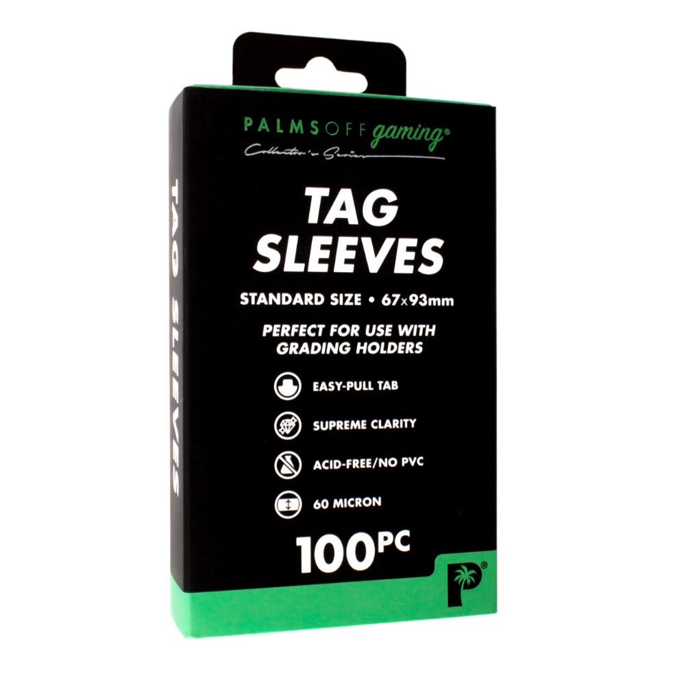 Palms Off Gaming Tag Sleeves - Standard Size - 100pc