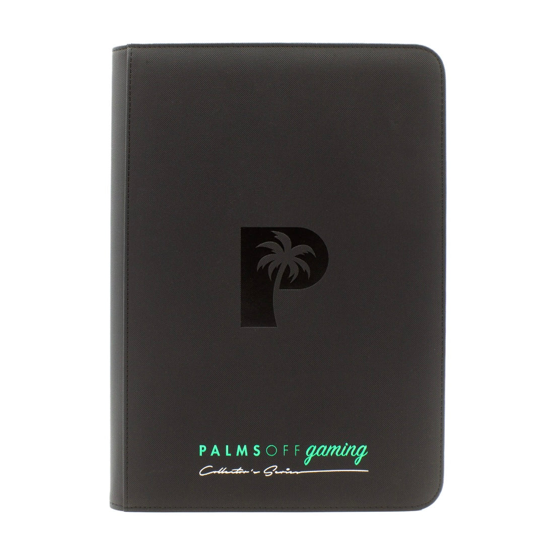 Palms Off Gaming Collector Series 9 Pocket Zip Binder - 360 Slots - BLACK