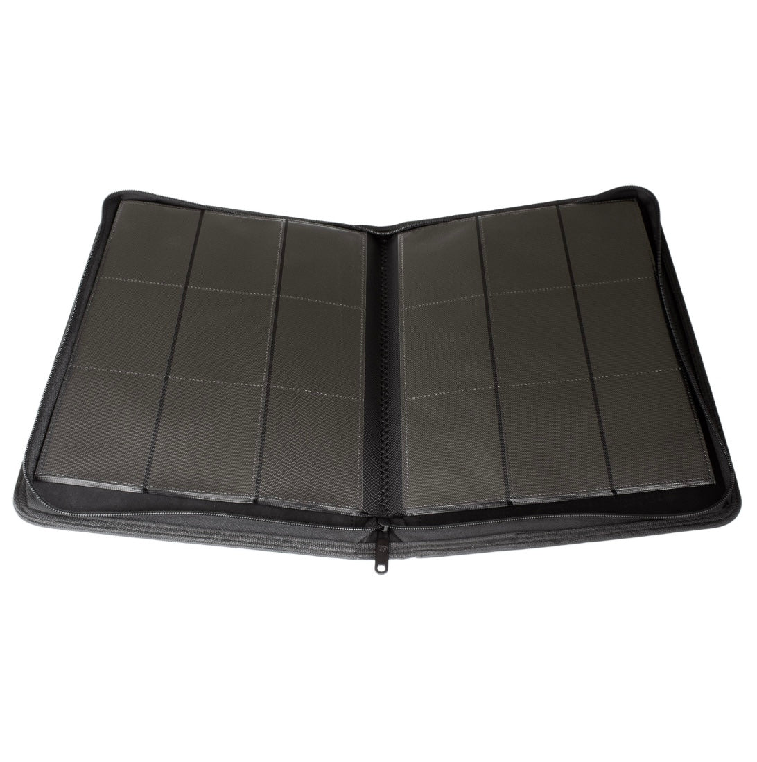 Palms Off Gaming Collector Series 9 Pocket Zip Binder - 360 Slots - BLACK