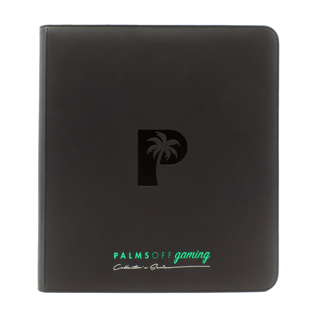 Palms Off Gaming Collector Series 12 Pocket Zip Binder - 480 Slots - BLACK