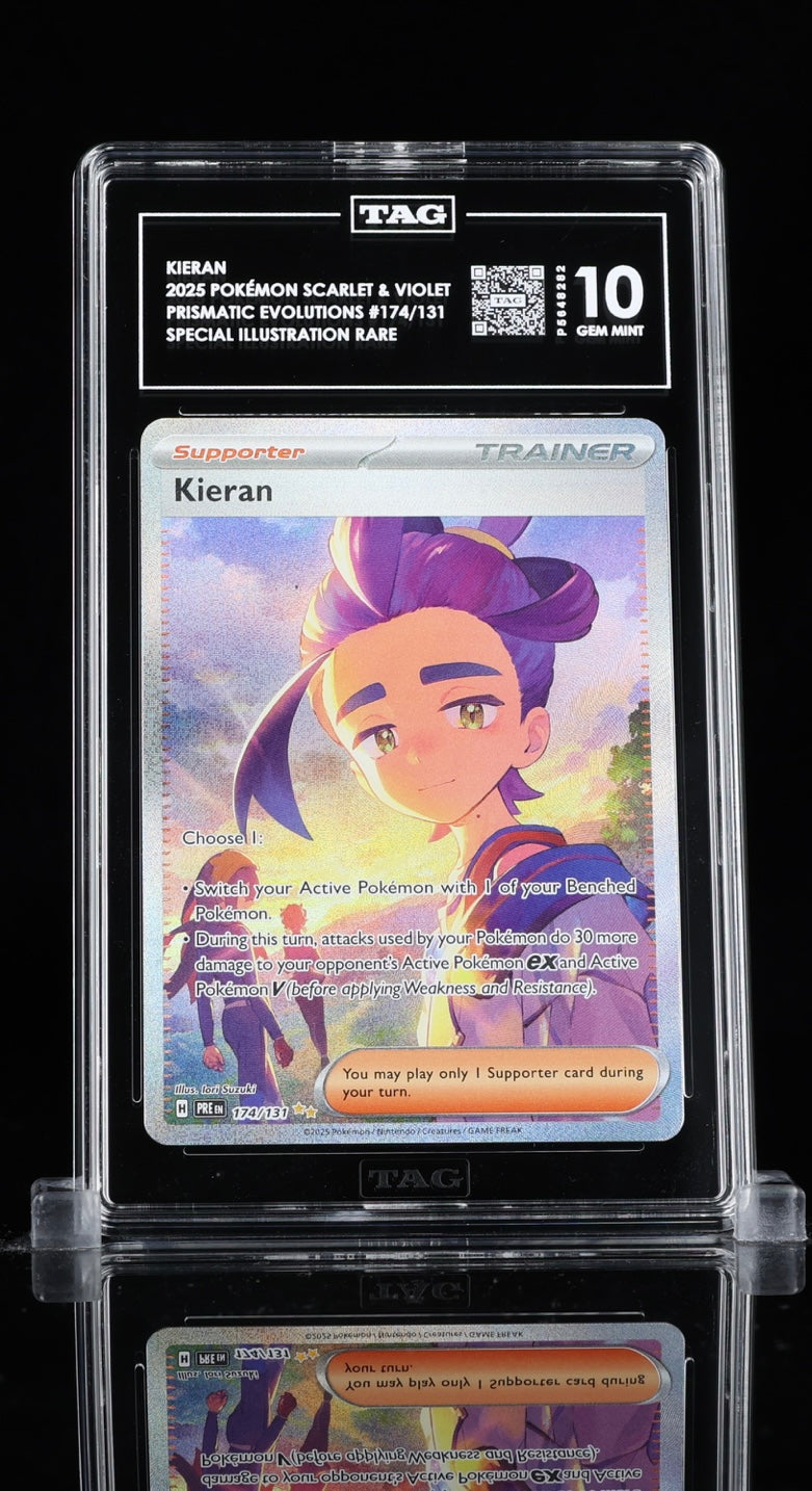 Kieran - 174/131 - Special Illustration Rare - Prismatic Evolutions- TAG 10