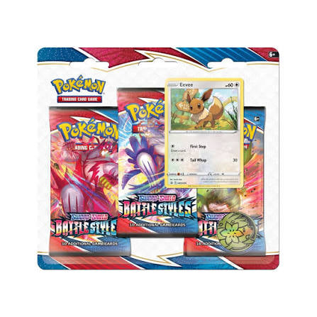 Battle Styles Triple Blister - Eevee