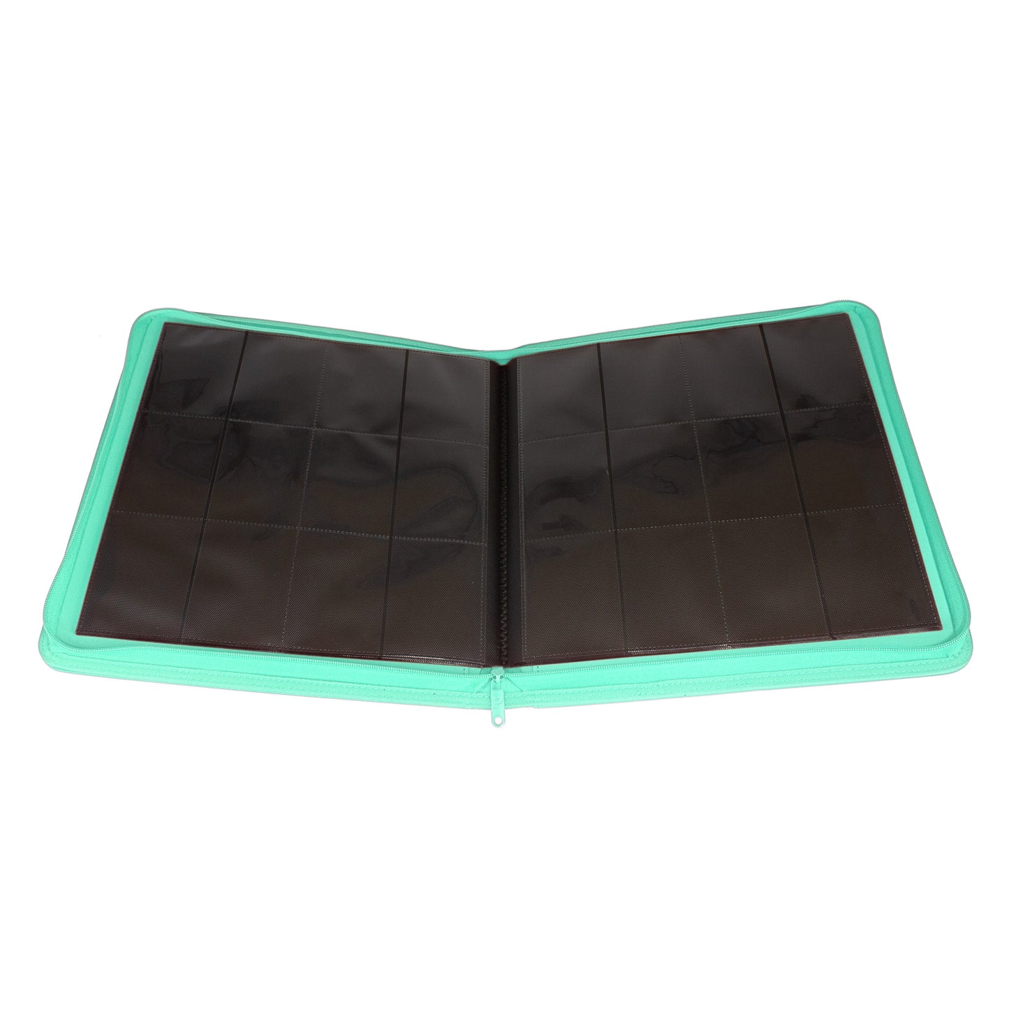 Palms Off Gaming Collector Series 12 Pocket Zip Binder - 480 Slots - TURQUOISE