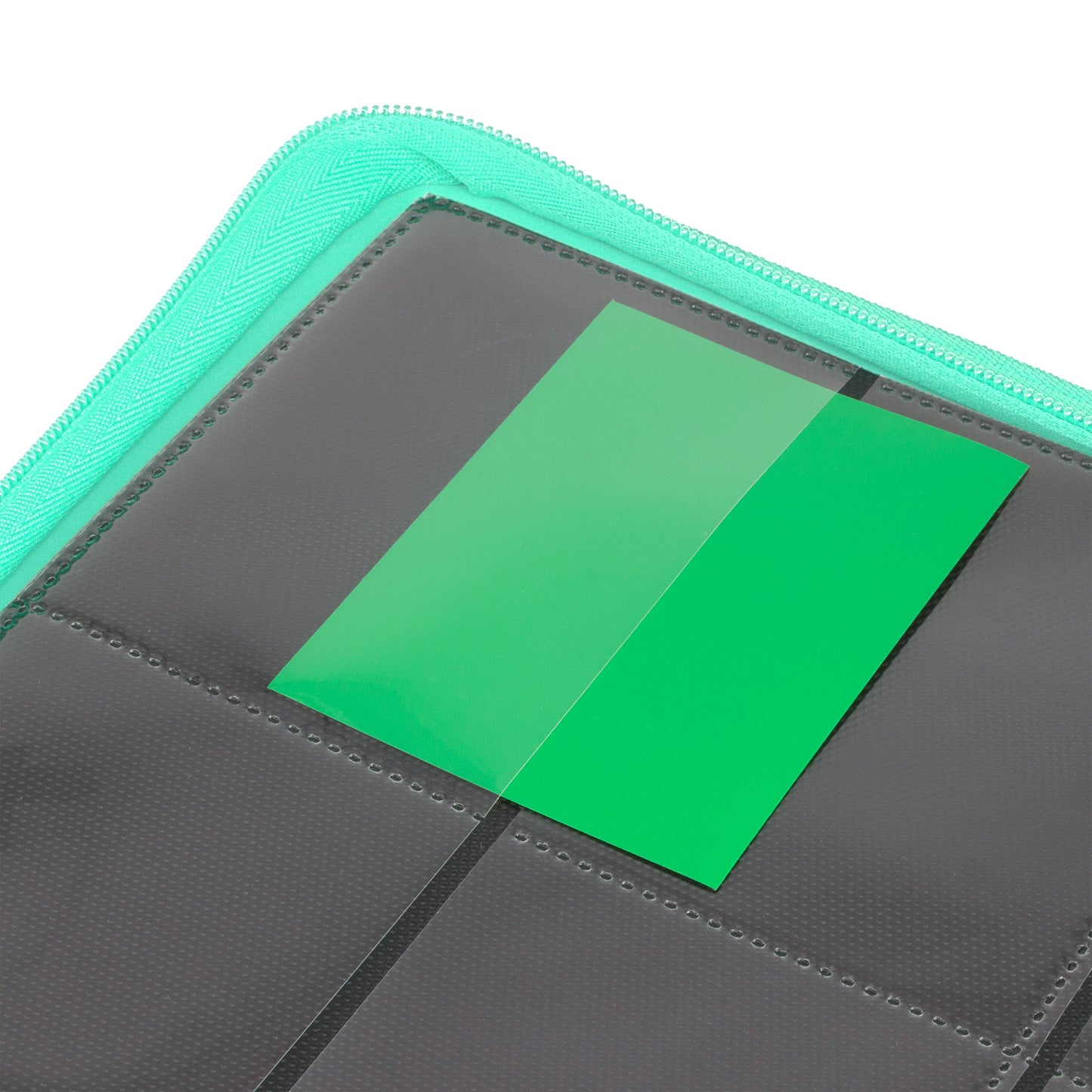 Palms Off Gaming Collector Series 12 Pocket Zip Binder - 480 Slots - TURQUOISE