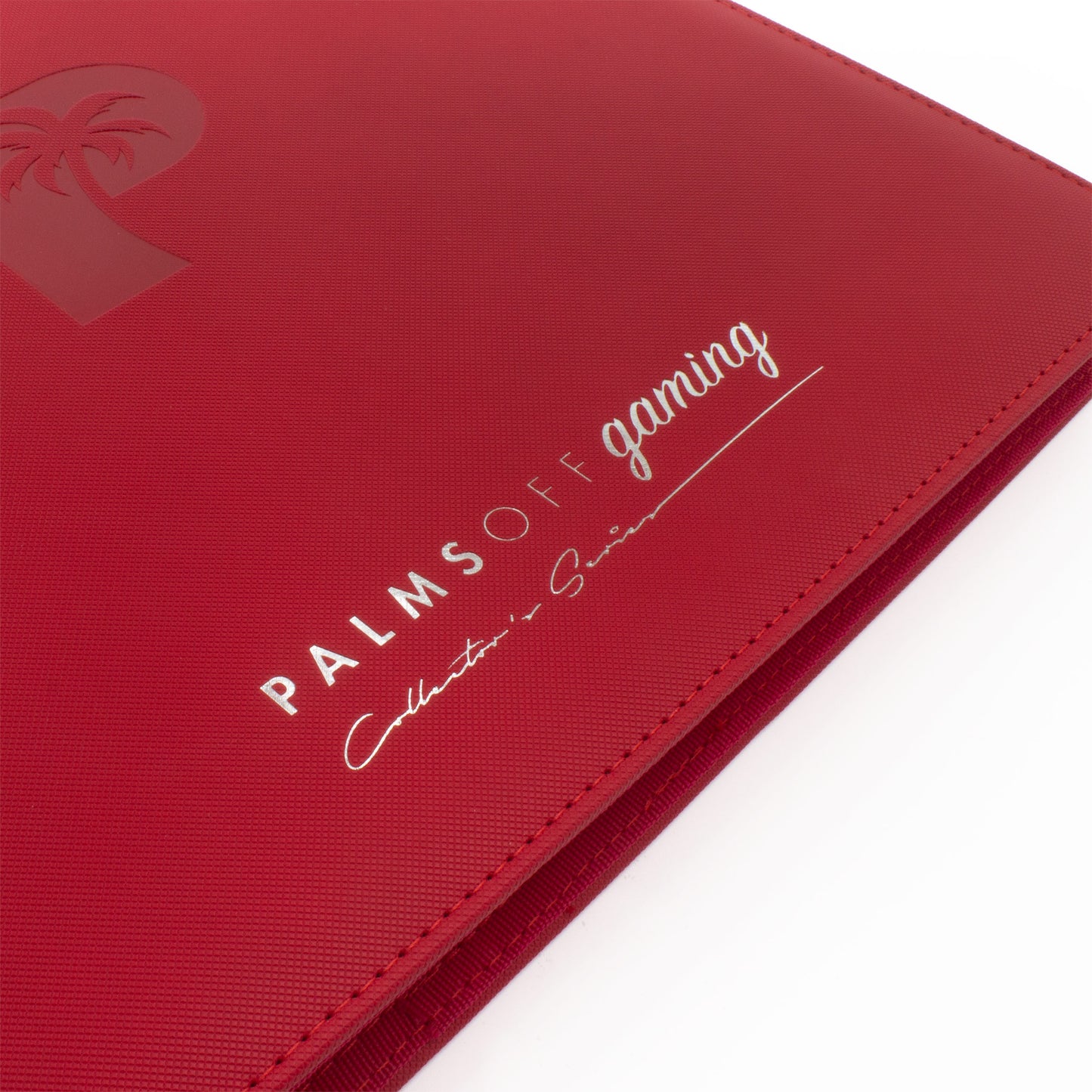 Palms Off Gaming Collector Series 12 Pocket Zip Binder - 480 Slots - RED