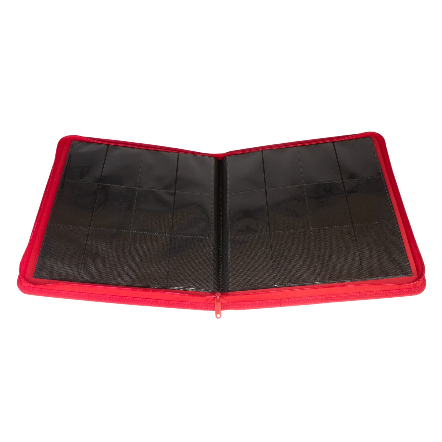 Palms Off Gaming Collector Series 12 Pocket Zip Binder - 480 Slots - RED