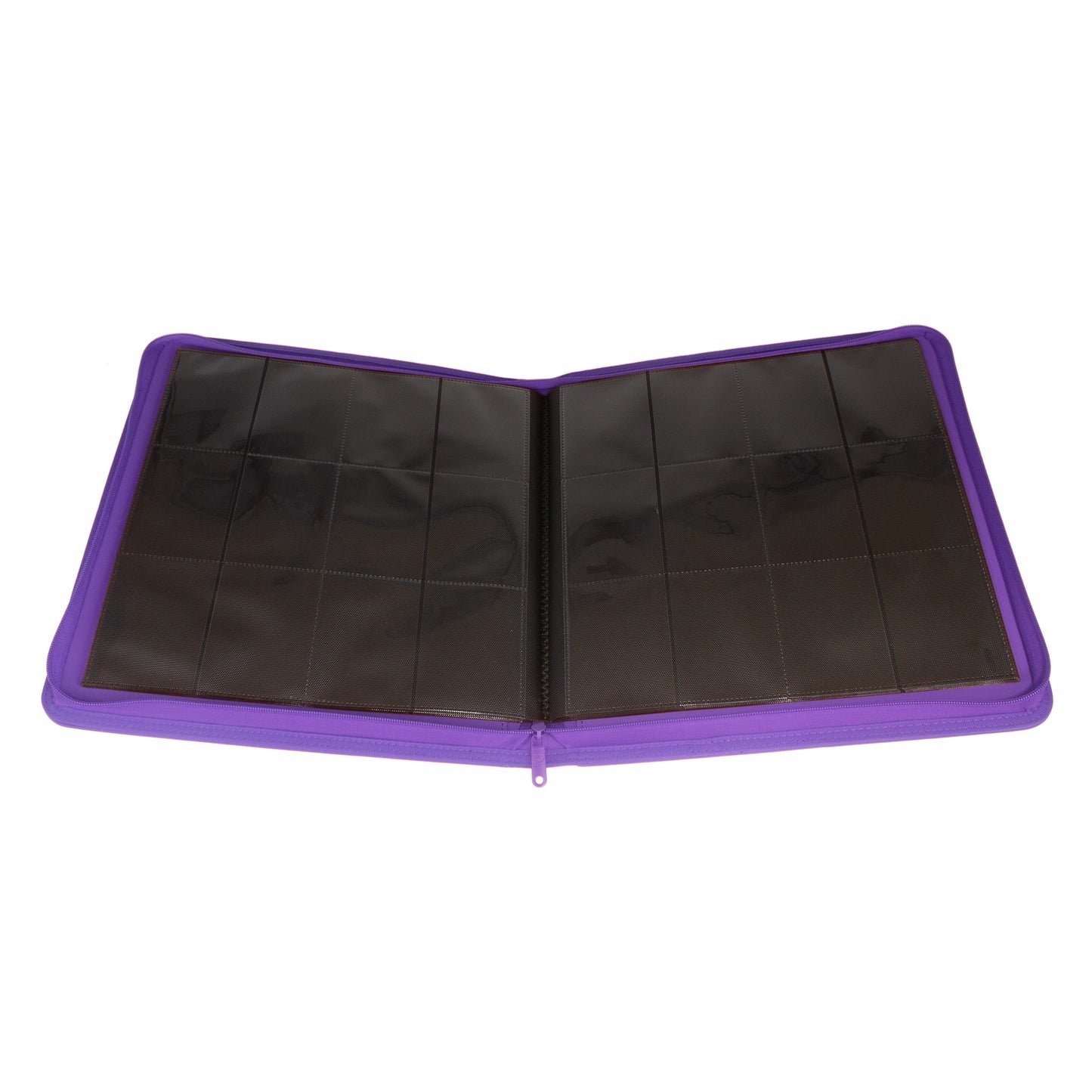 Palms Off Gaming Collector Series 12 Pocket Zip Binder - 480 Slots - PURPLE