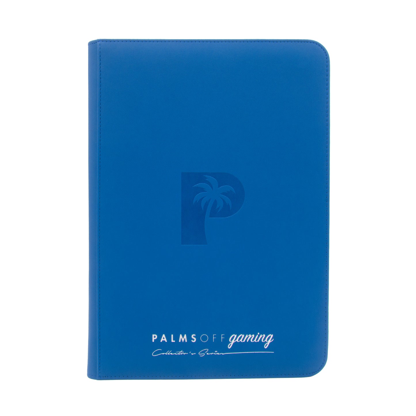 Palms Off Gaming Collector Series 9 Pocket Zip Binder - 360 Slots - BLUE