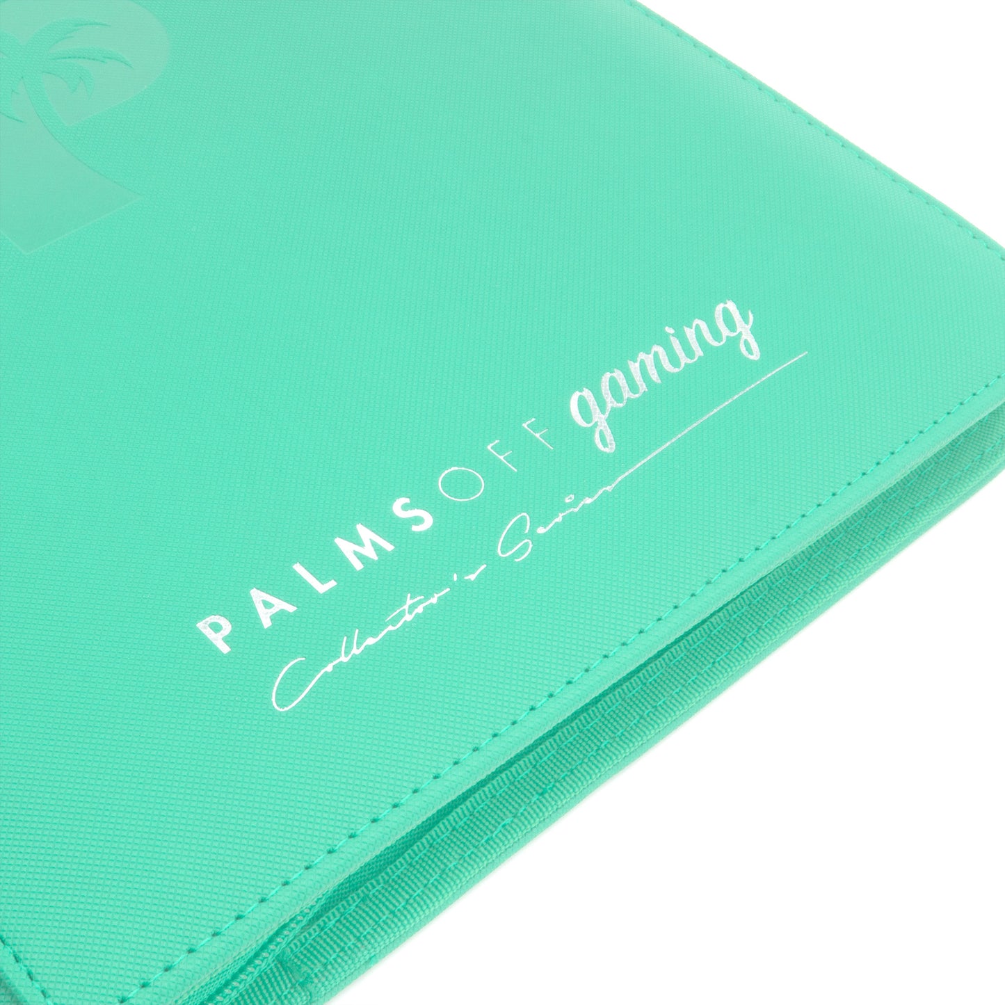 Palms Off Gaming Collector Series 9 Pocket Zip Binder - 360 Slots - TURQUOISE