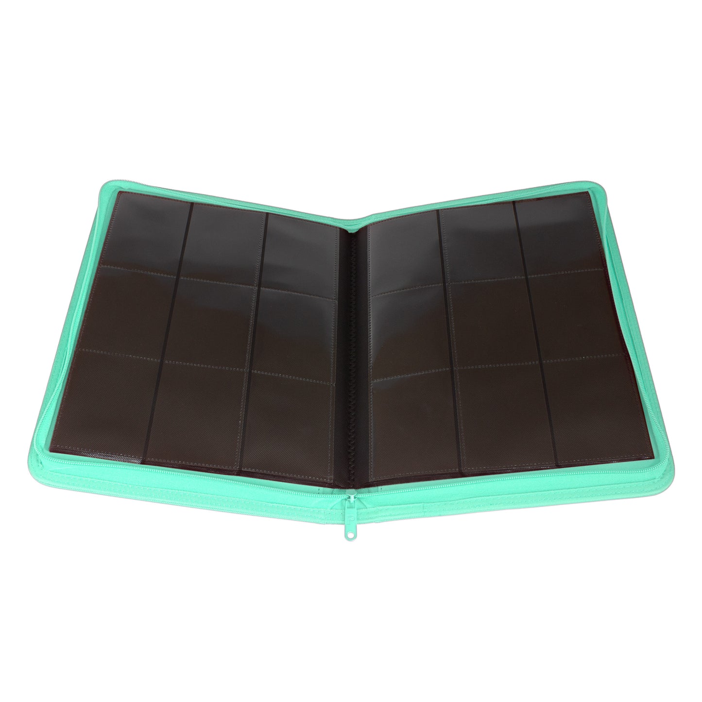 Palms Off Gaming Collector Series 9 Pocket Zip Binder - 360 Slots - TURQUOISE