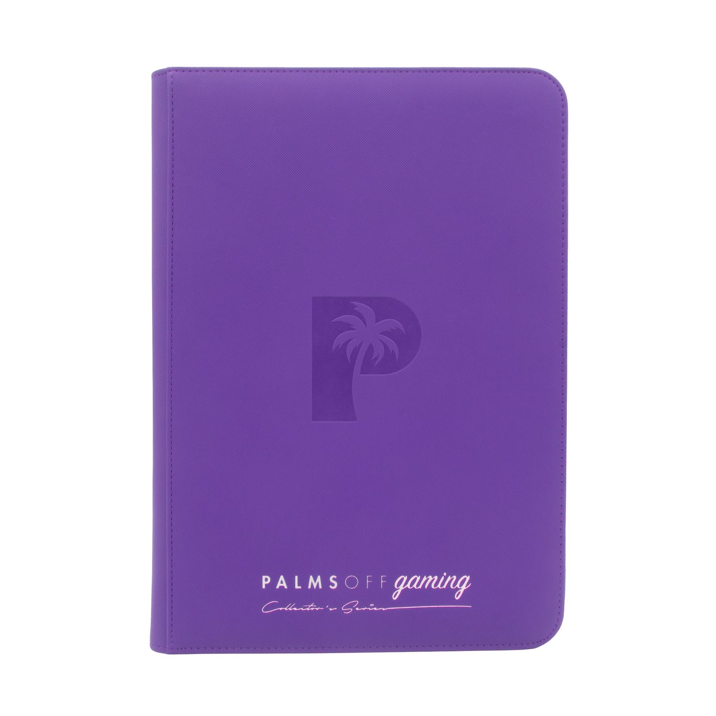 Palms Off Gaming Collector Series 9 Pocket Zip Binder - 360 Slots - PURPLE
