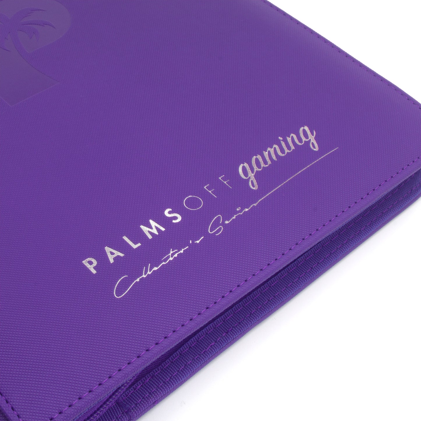 Palms Off Gaming Collector Series 9 Pocket Zip Binder - 360 Slots - PURPLE